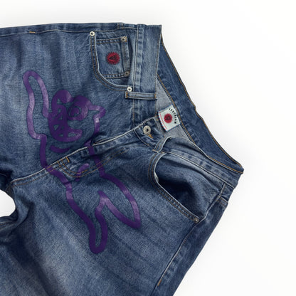 ICECREAM Men's Running Dog Denim Pant in Light Wash