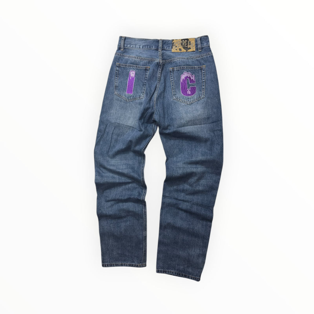 ICECREAM Men's Running Dog Denim Pant in Light Wash