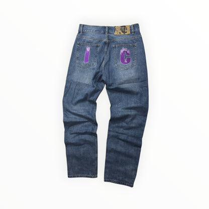 ICECREAM Men's Running Dog Denim Pant in Light Wash