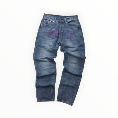 ICECREAM Men's Running Dog Denim Pant in Light Wash